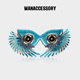 WANACCESSORY万蔻新品 翅膀系列面具换脸猫头鹰包配饰眼睛原创设计