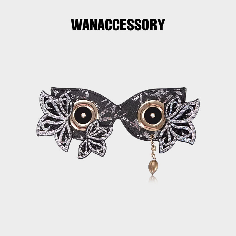 WANACCESSORY万蔻猫头鹰换脸包配饰配件面具眼睛晶兰系列原创设计