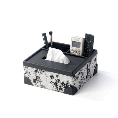 新中式多功能一体纸巾盒客厅家用中古风侘寂风遥控器收纳盒抽纸盒