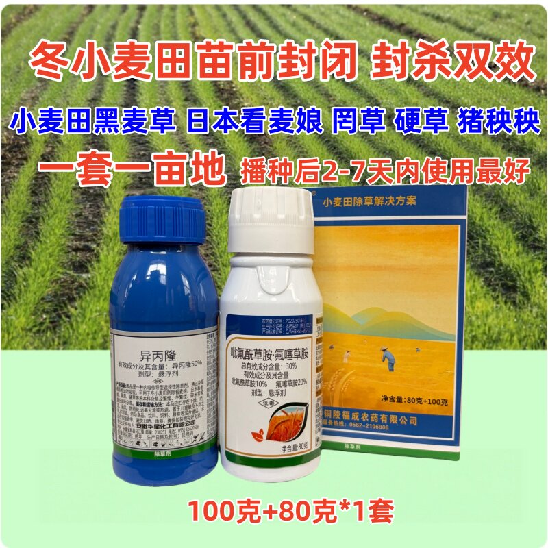 小麦田芽前封闭药50%异丙隆黑麦