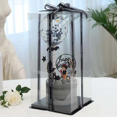 全透明网红气球蛋糕盒子6/8/10/1