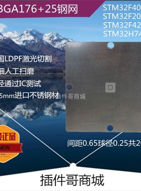 STM32F407IGH6植球钢网UFBGA176+25植锡网201球STM32H743IIK6植珠