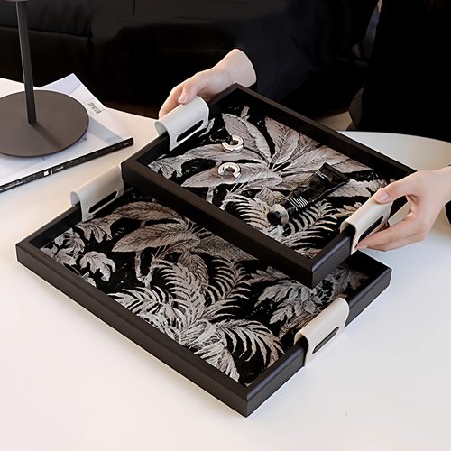 高级感钥匙收纳盒入户玄关首饰盘