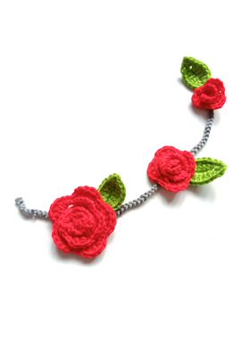 手钩毛线花钩花配件服装辅料饰品