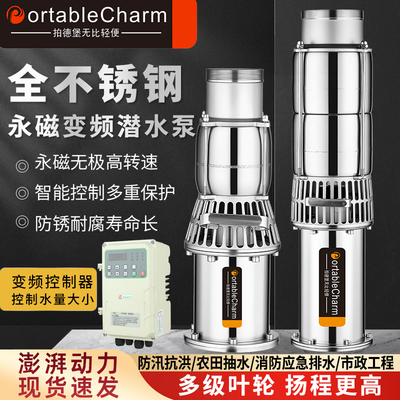 永磁变频多级潜水泵轻便