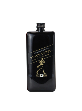 尊尼获加黑牌黑方口袋装200ml苏格兰威士忌便捷旅行小瓶洋酒正品