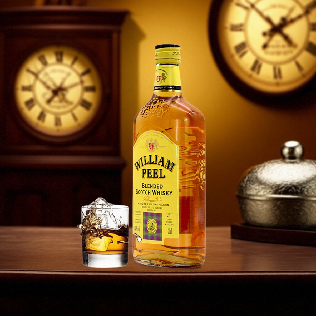 威廉彼乐700ml苏格兰调配威士忌鸡尾酒调酒基酒英国进口洋酒正品