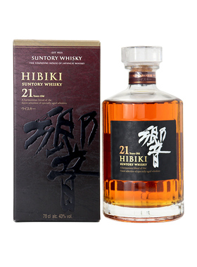 三得利响21年调配型日本威士忌Hibiki日本原装进口洋酒蒸馏酒