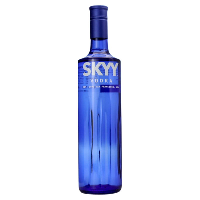 深蓝SKYY蓝天原味伏特加750ml进口洋酒调酒基酒鸡尾酒正品行货