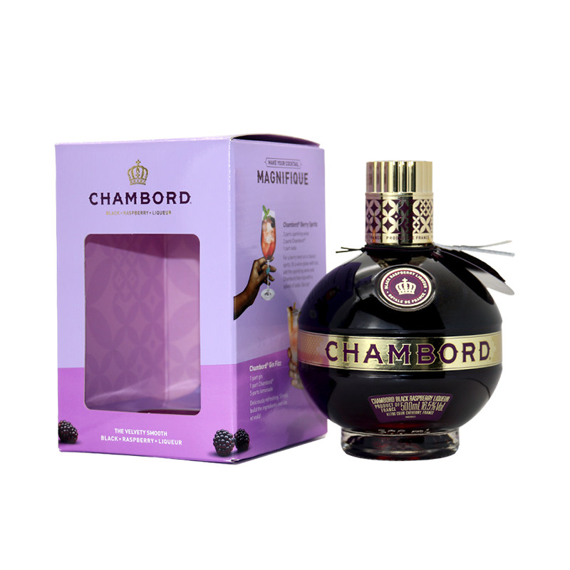 香博力娇酒Chambord皇家利口酒鸡尾酒调酒法国进口洋酒正品500mL