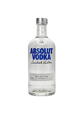 绝对伏特加原味 瑞典伏特加 ABSOLUT VODKA 700ml 洋酒 烈酒基酒