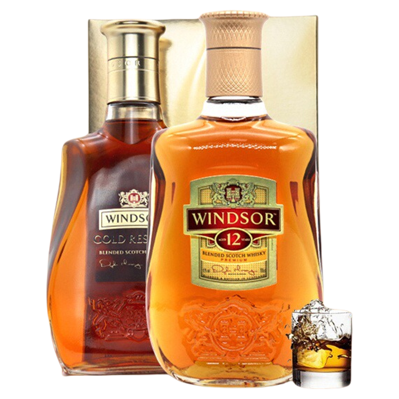 WINDSOR温莎12年金醇珍藏调配苏格兰威士忌皇家调酒进口洋酒正品