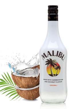 Malibu马利宝椰子朗姆酒利口酒烘焙甜品鸡尾调酒基酒洋酒正品行货