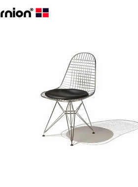 zurnion经典设计师家具eames wire chair伊姆斯钢丝金属极简餐椅
