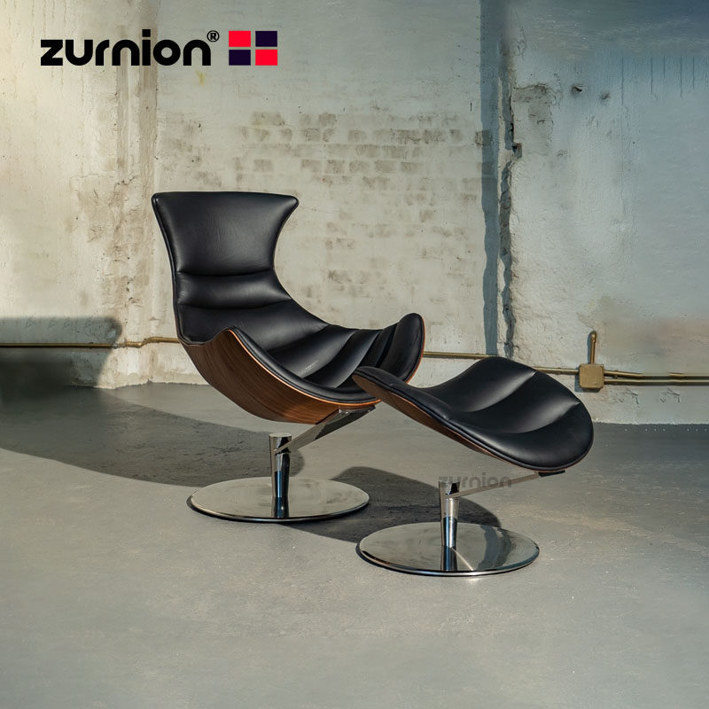 zurnion设计师家具lobster chair and ottoman龙虾椅休闲真皮沙发