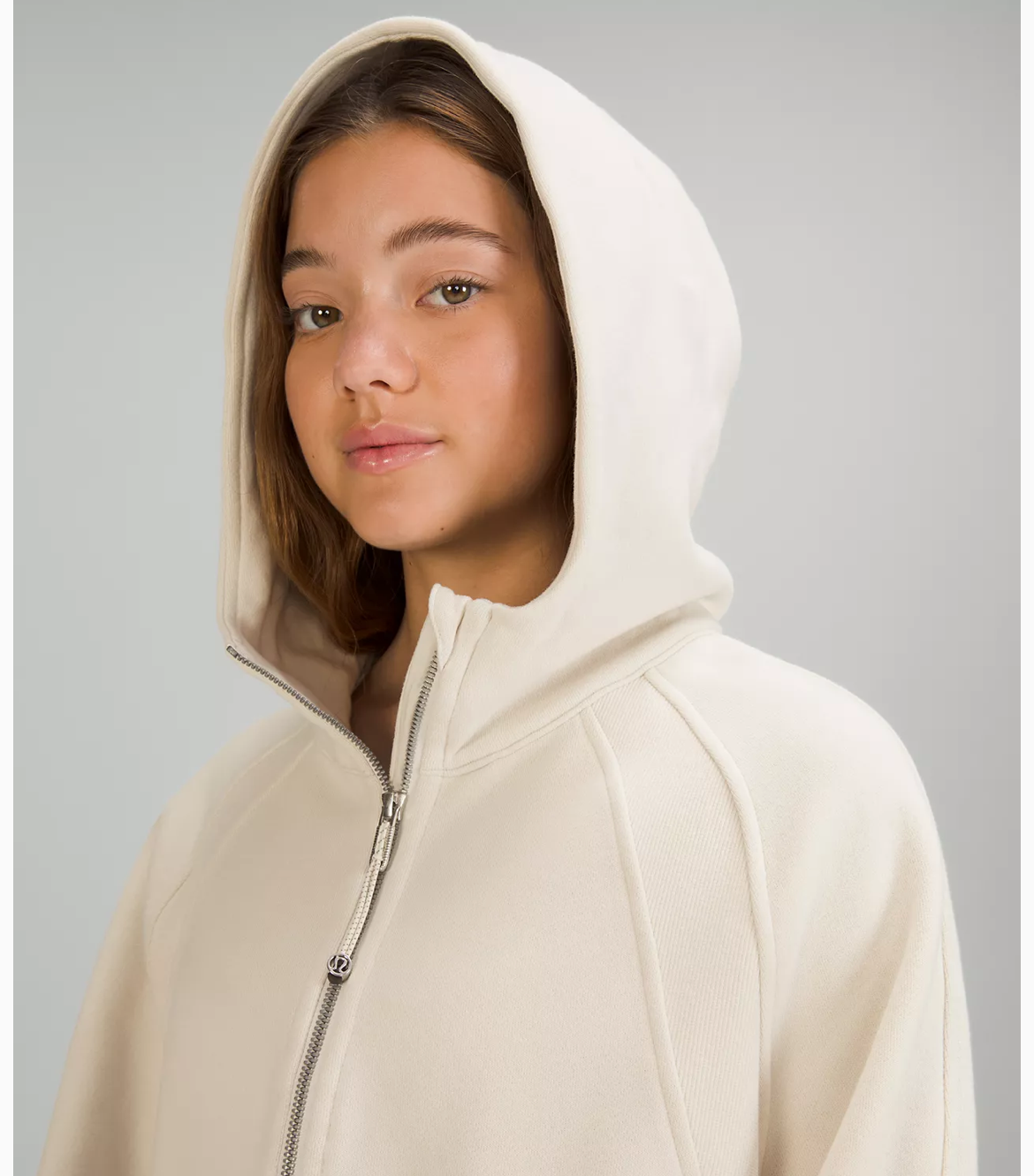 加拿大代购scuba ovesized full zip戴帽拉链短卫衣外套lululemon