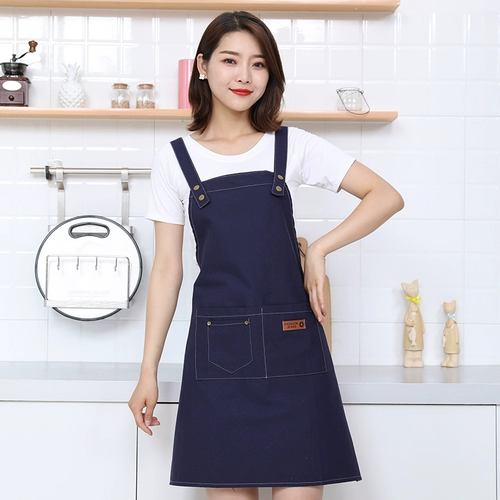 Летний тонкий хлопковый дышащий фартук, комбинезон подходит для мужчин и женщин, делается под заказ, с печатью вашего логотипа