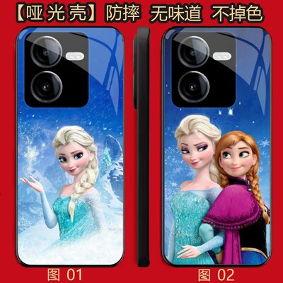 冰雪奇缘艾莎 适用 OPPO K11/8 pro/Reno7 se/K11X/13/A3i/A5/Y100i/Y100T/Y200/Y78T/realme GT6/s手机壳