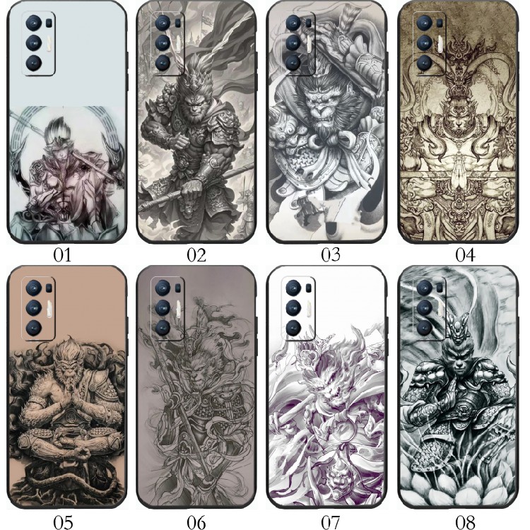 斗战胜佛 适用 荣耀80 Pro 直屏版/V30 Pro/V40 轻奢版/GT/30 +/Play5T/4T/X30 max/X10/X20 se/手机壳