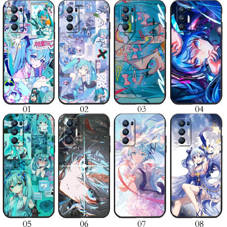 初音未来 适用 iQOO Z6/Z5/5 SE/Neo 5S/Neo3/pro/Z3/Z1/U1/U1x/U3x/Z1x/小米10S/10至尊/realme x7手机壳