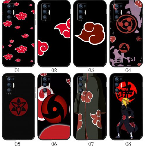 火影红云黑袍 适用 红米 Note 9 4G/K50 至尊/10 pro/Note 11 SE/K60/realme V5/x7/V15/Q2/Q3/手机壳