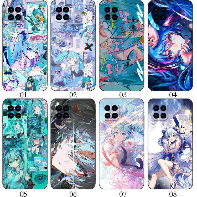 初音未来 适用 一加 10 Pro/5T/荣耀 Play5/Ace竞速版/X30i/畅玩20/30/畅享50Z/麦芒A20/10SE/realme手机壳