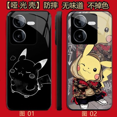 精灵宝可梦皮卡丘 适用 OPPO K11/8 pro/Reno7 se/K11X/13/A3i/A5/Y100i/Y100T/Y200/Y78T/realme G手机壳