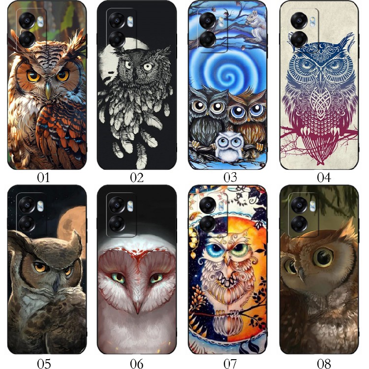 创意猫头鹰 适用vivo S15 Pro/Y78 Plus/Y77/T2x/Y73t/Y100/Y100i/Y55s/Y33s/Y32/Y33e/Y21S/Y21/T1手机壳