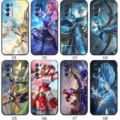 王者荣耀 伽罗 适用 红米 Note 9 4G/K50 至尊/10 pro/Note 11 SE/K60/realme V5/x7/V15/Q2/Q3/手机壳