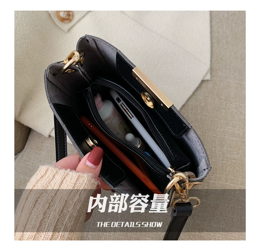 Вместительная и большая универсальная коричневая сумка через плечо на одно плечо