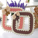 开关贴保护套蕾丝开关套欧式 饰贴简约现代插座边框保护套新双开 装