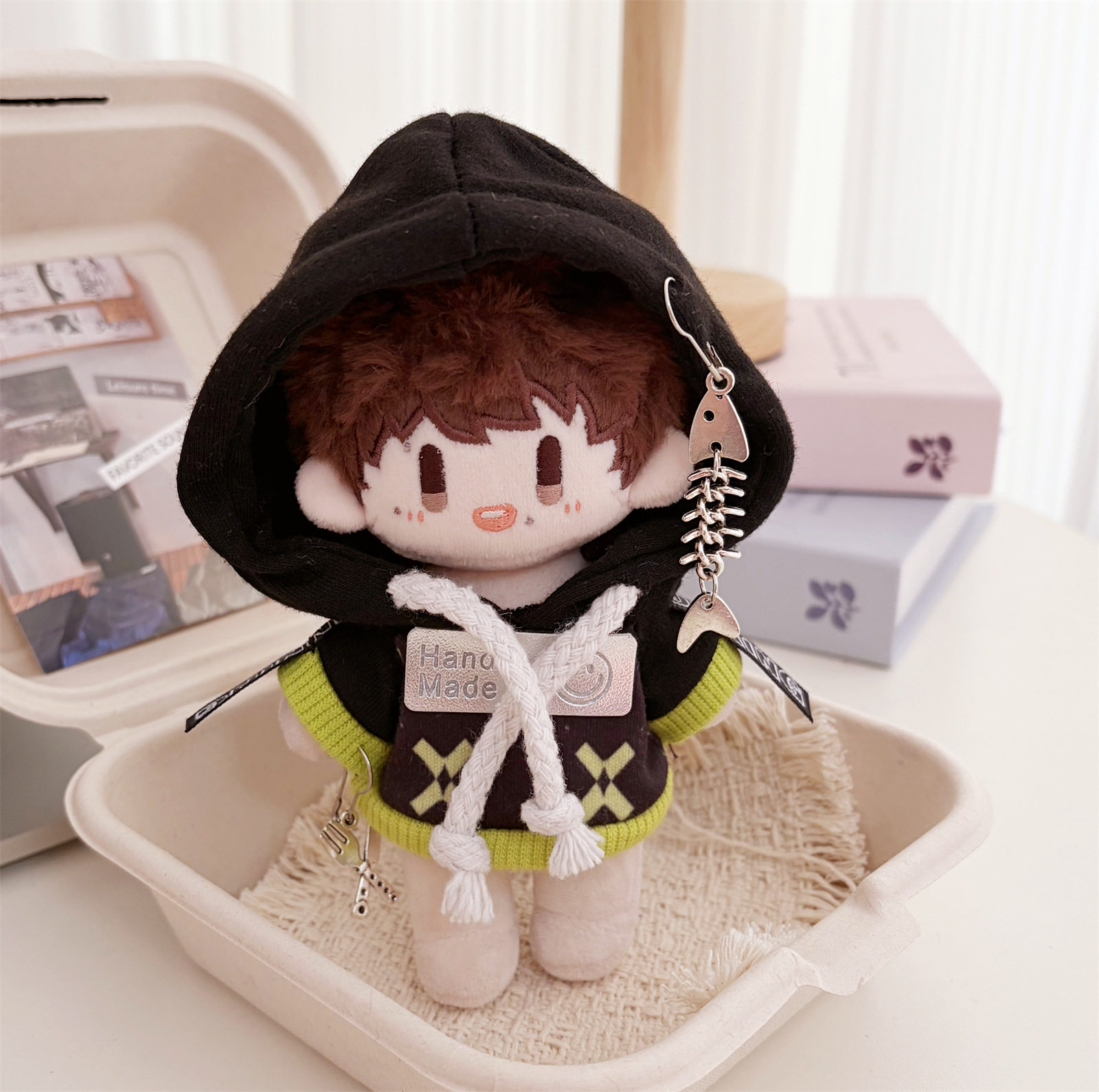 仅衣服】周可可娃衣周深棉花娃娃衣服10cm着替16cm玩偶学院制服,模玩/动漫/周边/娃圈三坑/桌游,棉花娃娃/毛绒玩具娃衣,淘宝优惠券,粉丝福利购,淘宝优惠卷