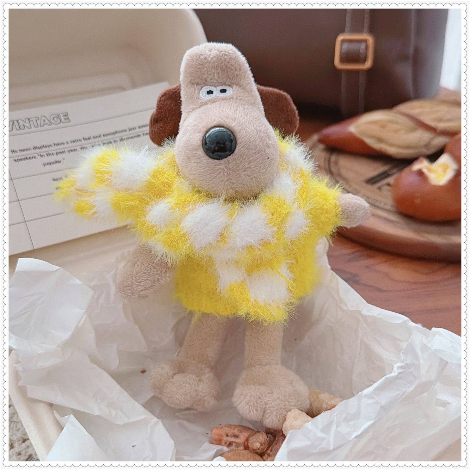 仅售衣服 10厘米娃衣掌门狗换装娃衣飞行员狗帽公仔毛衣围巾