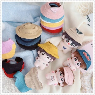 娃衣迷你衣服5cm娃衣娃帽5厘米7cm动物体海星体渔夫帽鸭舌帽子