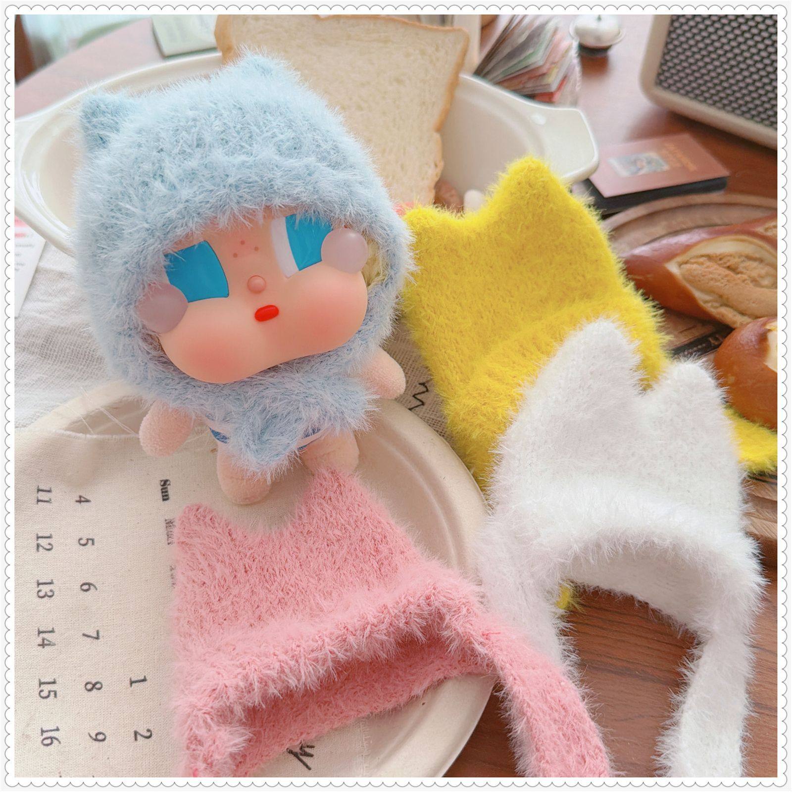 仅售衣服】crybaby娃衣眼泪工厂哭娃搪胶衣服公仔着替帽子围巾