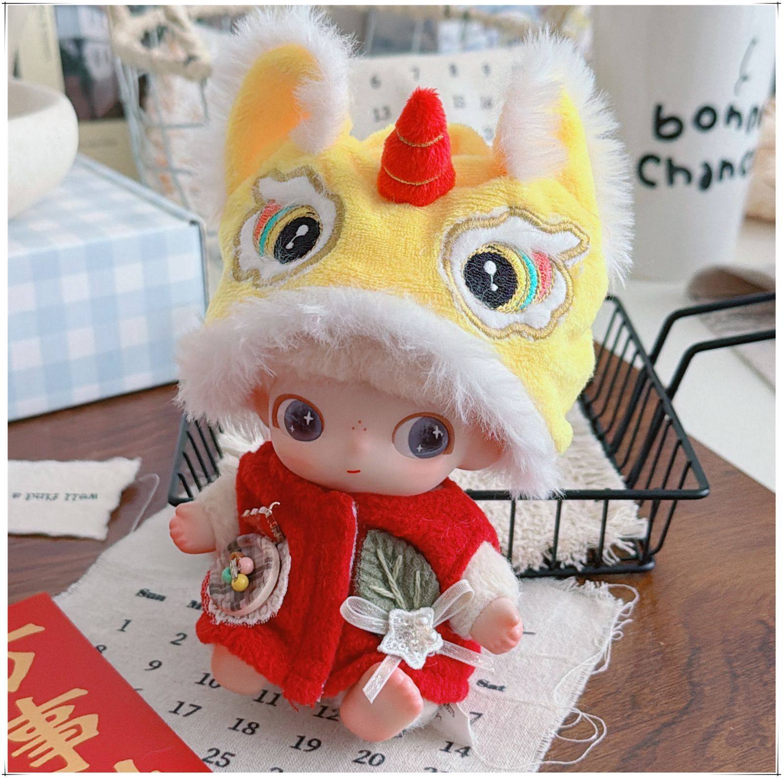 dimoo娃衣新生日记娃衣潮玩公仔衣服替换装可爱毛绒挂饰红色新年,模玩/动漫/周边/娃圈三坑/桌游,棉花娃娃/毛绒玩具娃衣,淘宝优惠券,粉丝福利购,淘宝优惠卷