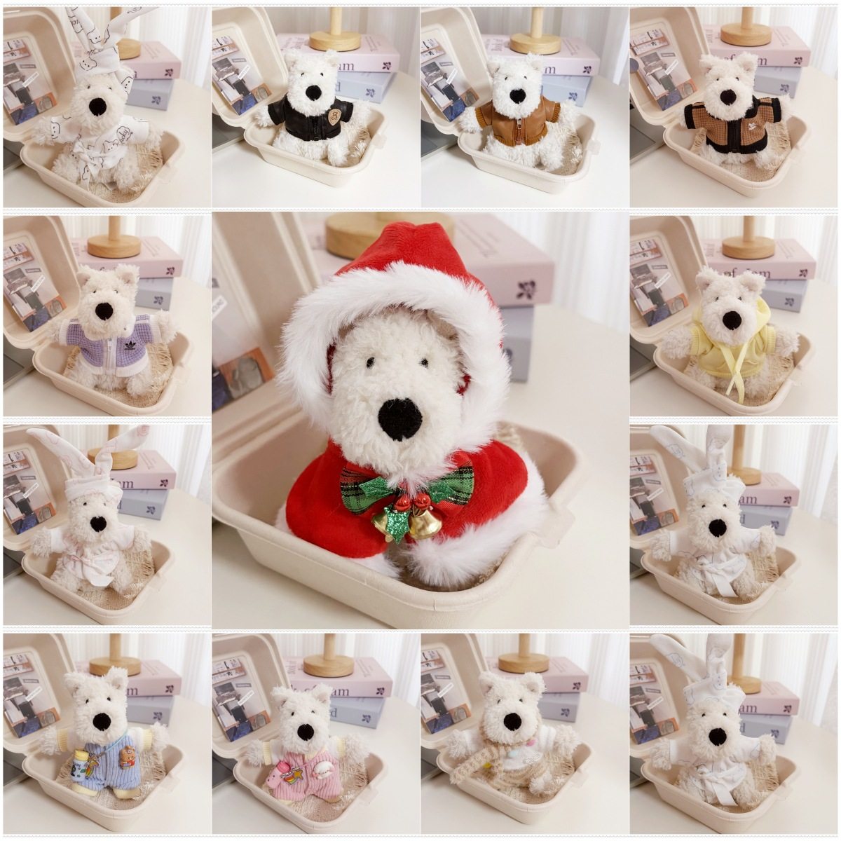 【仅衣服】西高地小狗娃衣挂件衣服可爱配饰配件卫衣外套背带裤,模玩/动漫/周边/娃圈三坑/桌游,棉花娃娃/毛绒玩具娃衣,淘宝优惠券,粉丝福利购,淘宝优惠卷