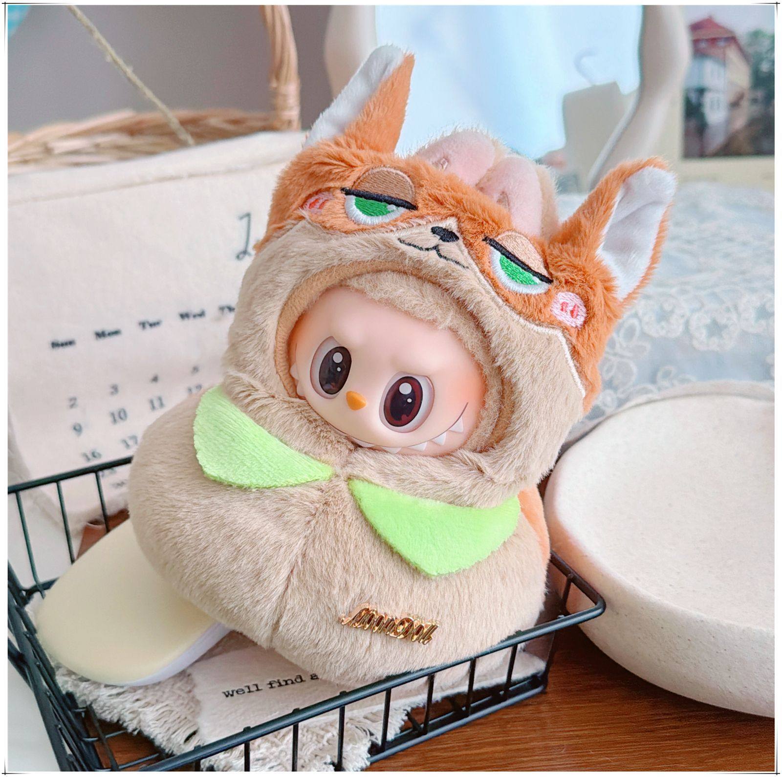 一二三代labubu娃衣17cm拉布布坐坐派对装扮卡通动物团子仓鼠狐狸,模玩/动漫/周边/娃圈三坑/桌游,棉花娃娃/毛绒玩具娃衣,淘宝优惠券,粉丝福利购,淘宝优惠卷