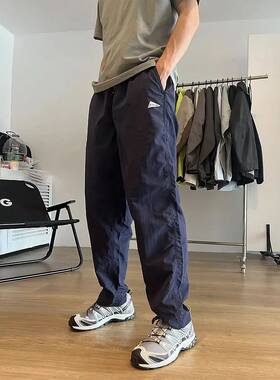 藏青色软壳三防冲锋裤男春秋运动防水速干伞兵工装裤子户外登山裤