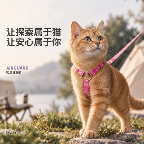 酷极猫牵引绳防挣脱不跑偏