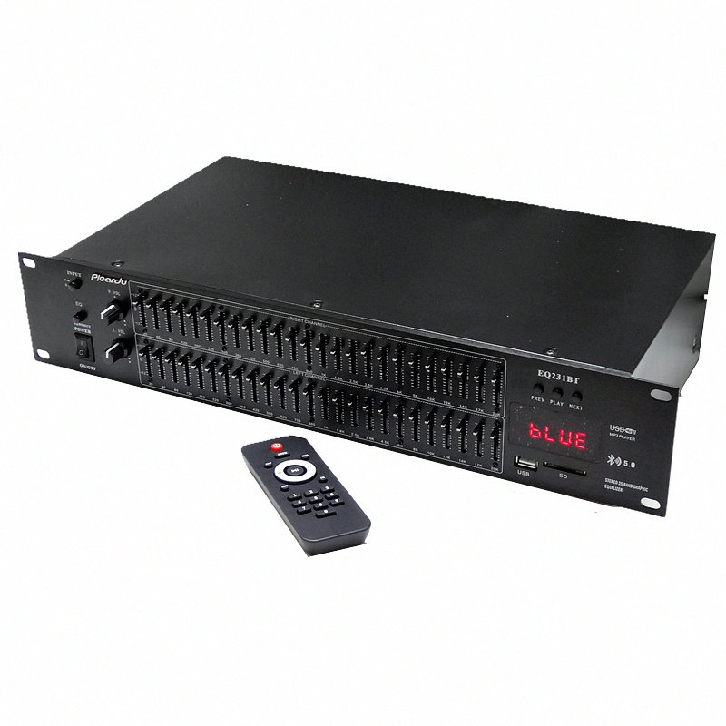 50段专业EQ舞台均衡器效果器家用前级调节器立体声高低双声道独立