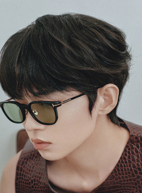 上野眼镜TOM FORD/汤姆福特 黄新淳同款墨镜 格林系绿色 TF1233-D