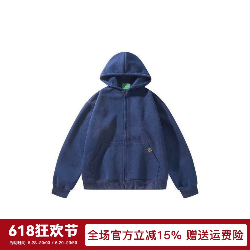 SESAME STREET芝麻街 基础款美式休闲学院风宽松时尚百搭开衫卫衣