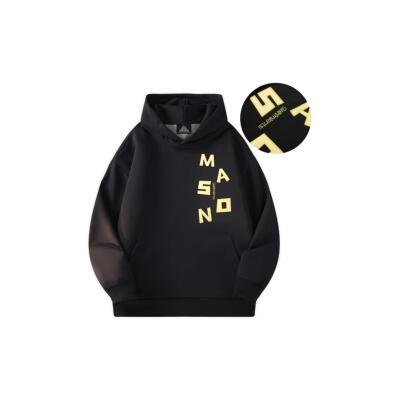 masongarments美式简约字母印花宽松休闲连帽卫衣 男女秋冬加绒