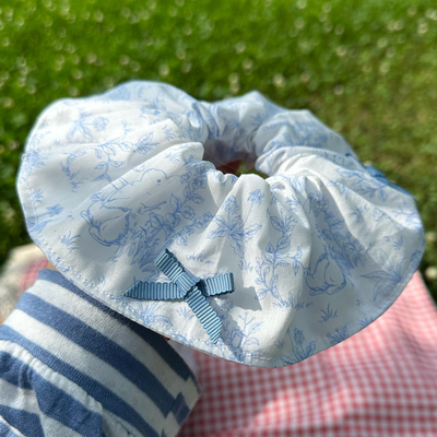 挖到宝啦！田园小兔宠物围巾布偶比熊围兜猫咪狗狗口水巾亲肤围嘴