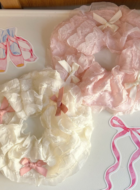 洛可可蕾丝宠物围巾布偶德文蝴蝶结口水巾猫狗防脏围嘴查理王脖套