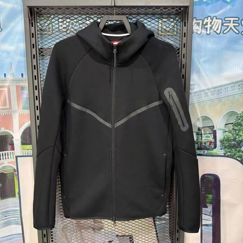 thumbnail for Spring, Autumn and Winter Popular Laminated Knitted Hooded Jacket, Popular Outdoor Casual Cotton Sports Jacket for Men and Women