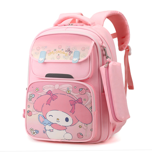 女童书包一到三年级小学生减负护脊超轻库洛米可爱双肩包2026新款