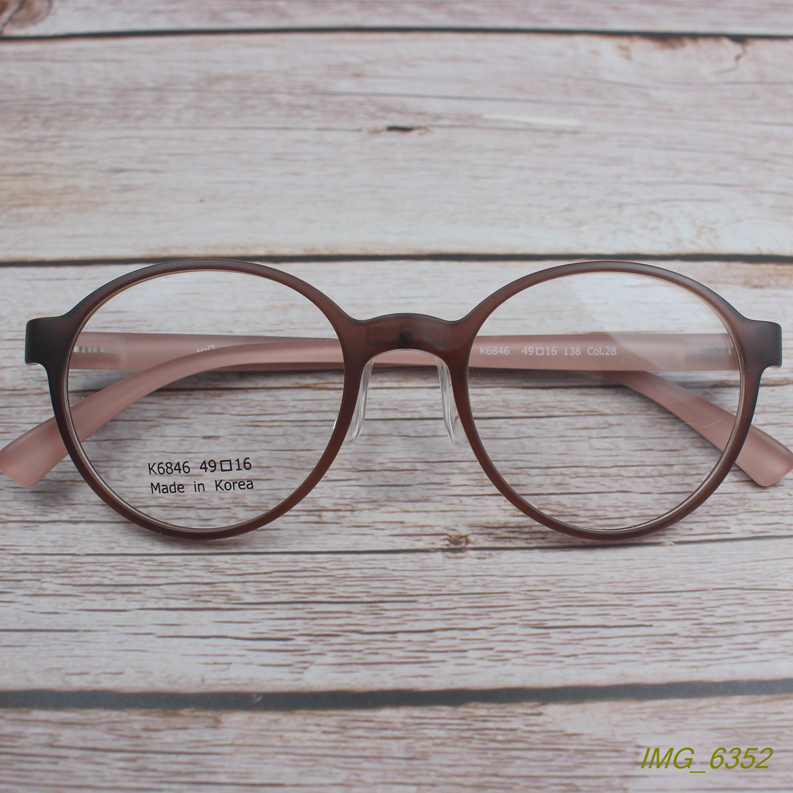 韩国tr90眼镜框男女超轻近视眼睛镜架小圆框磨砂配眼镜超柔韧6846