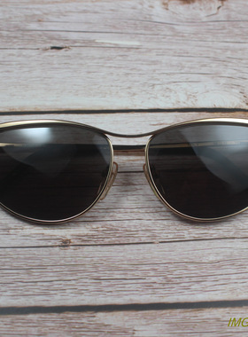 外贸复古金属眉镜猫眼款太阳眼镜时尚潮款防紫外线墨镜2色PC9004